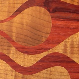 Flames - Padouk, Swamp Ash TEW