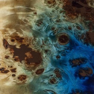 Natural Fade Blue Burst In - Eye Poplar