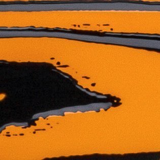 Orange Pored Black (Ash)